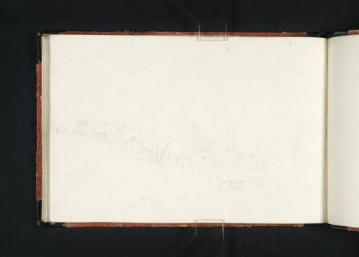 Joseph Mallord William Turner, ‘Kilnsey Village and Crag, Wharfedale’ 1816