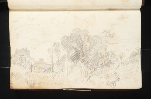 Joseph Mallord William Turner, ‘A Castle, with Trees’ c.1816