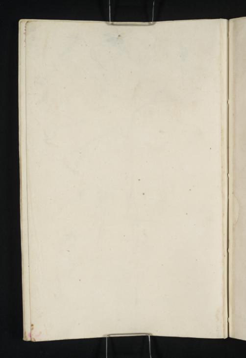 Joseph Mallord William Turner, ‘Blank’ c.1816-18 (Blank left-hand page of sketchbook)