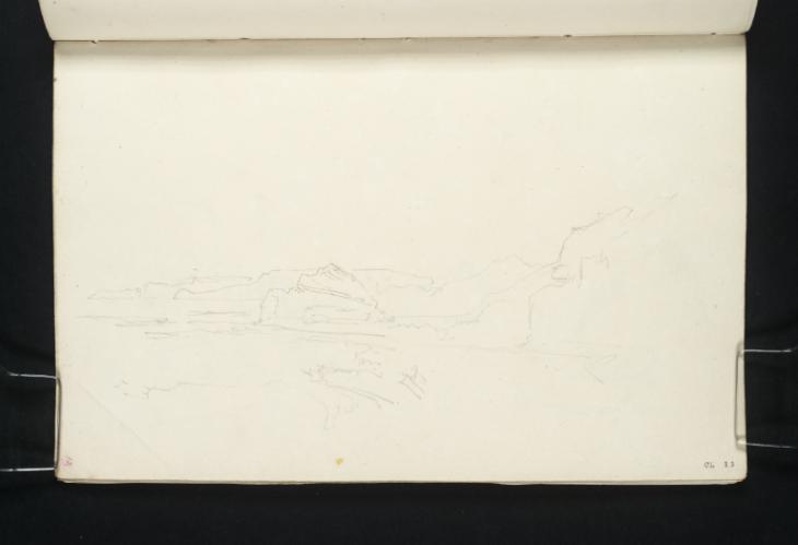 Joseph Mallord William Turner, ‘Rocks on the Coast near Scarborough, Looking South’ c.1816-18