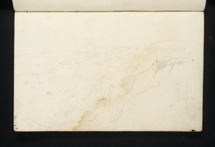 Joseph Mallord William Turner, ‘From the South Cliff at Scarborough Looking South to White Nab’ c.1816-18