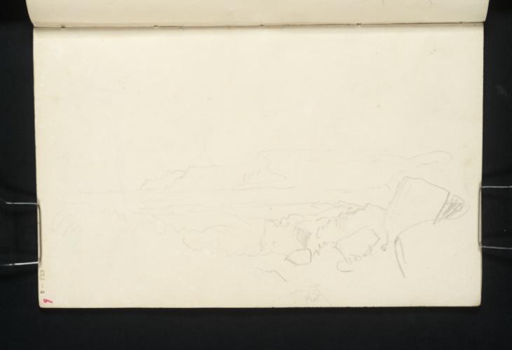 Joseph Mallord William Turner, ‘Cliffs Near Scarborough’ c.1816-18