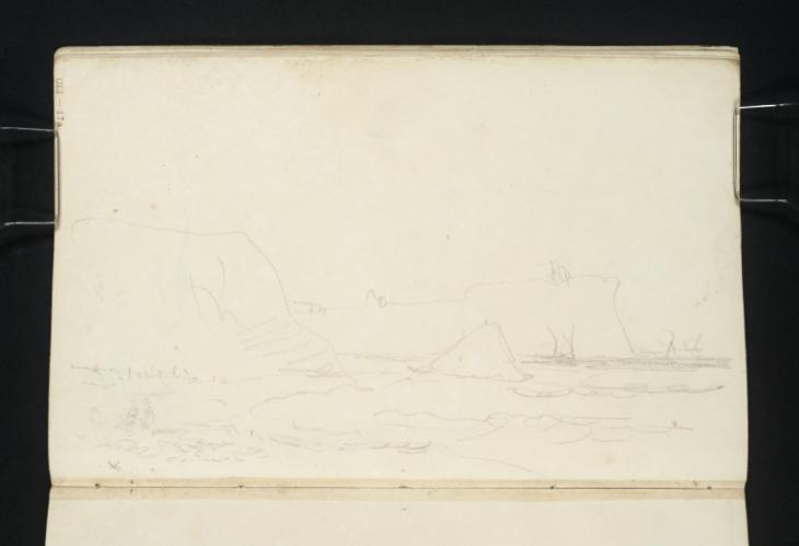 Joseph Mallord William Turner, ‘Scarborough from the South, near Black Rocks’ c.1816-18