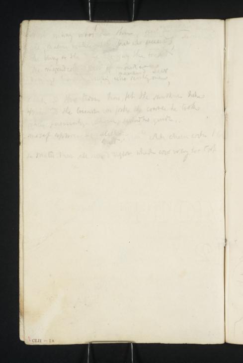 Joseph Mallord William Turner, ‘Verses on 'Sweet Independence...' (Inscription by Turner)’ c.1816-18