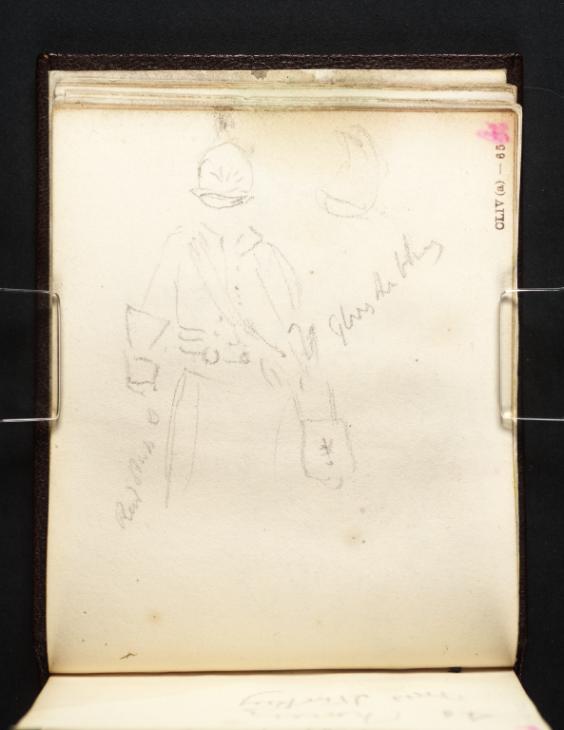 Joseph Mallord William Turner, ‘Study of a ?Guards Officer's Uniform’ c.1817-18
