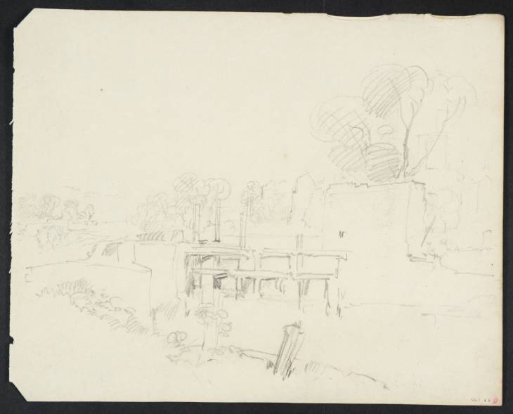 Joseph Mallord William Turner, ‘Sluice Gates near Kirkstall Abbey’ 1809