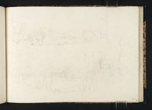 Joseph Mallord William Turner, ‘Raby Castle and Park: Views from the South-East; with a Continuation of a View from the North’ 1817