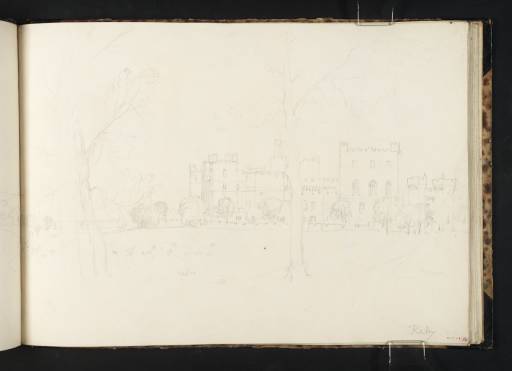 Joseph Mallord William Turner, ‘Raby Castle: The North Front’ 1817