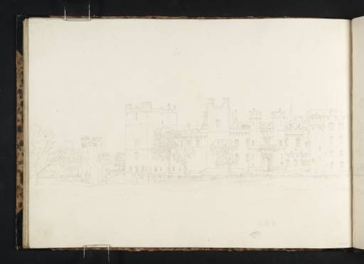 Joseph Mallord William Turner, ‘Raby Castle: The West Front’ 1817