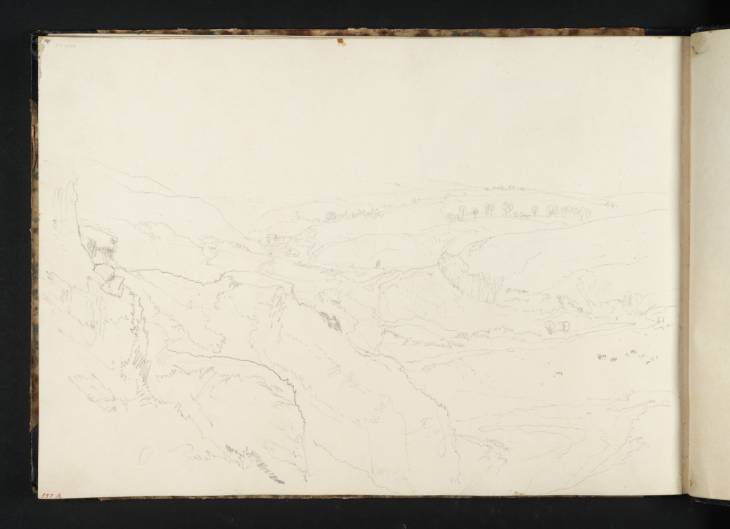 Joseph Mallord William Turner, ‘A River Winding among Hills, Probably in County Durham or Northumberland’ 1817