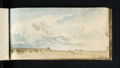 Joseph Mallord William Turner, ‘Study of Sky above a Beach’ c.1818