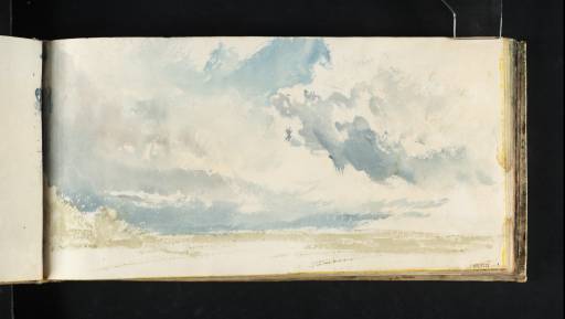 Joseph Mallord William Turner, ‘Study of Sky above a Beach’ c.1818