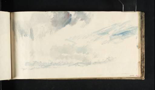 Joseph Mallord William Turner, ‘Study of Sky above the Sea’ c.1818