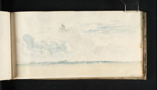 Joseph Mallord William Turner, ‘Study of Sky above a Beach’ c.1818