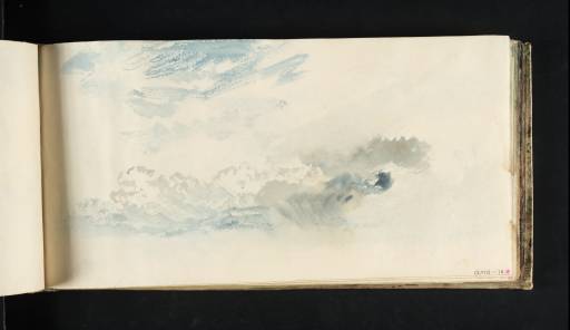 Joseph Mallord William Turner, ‘Study of Heavy Clouds’ c.1818