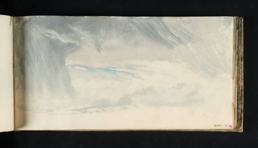 Joseph Mallord William Turner, ‘Heavy Storm Clouds Breaking above the Sea’ c.1818