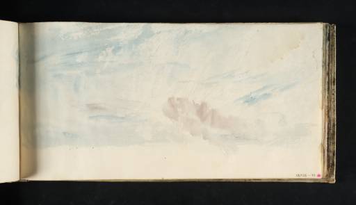 Joseph Mallord William Turner, ‘Study of a Cloudy Sky’ c.1818
