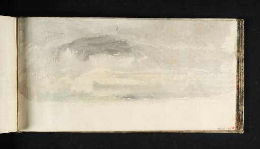 Joseph Mallord William Turner, ‘Study of an Overcast Sky, Perhaps over Water’ c.1818
