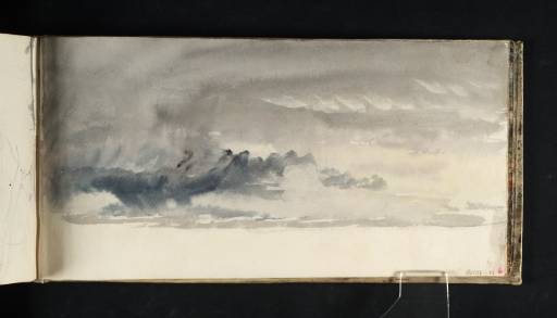 Joseph Mallord William Turner, ‘Study of an Overcast Sky’ c.1818