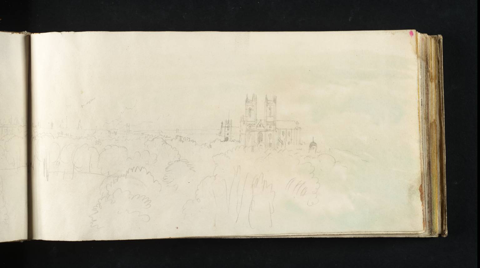London from the Windows of 45 Grosvenor Place (the home of Walter Fawkes), with Buckingham House, St Martin’s in the Fields and St Paul’s Cathedral