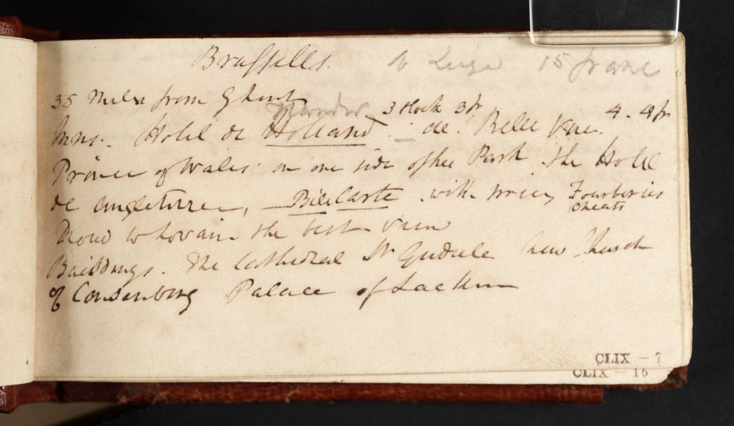 [inscriptions by Turner]