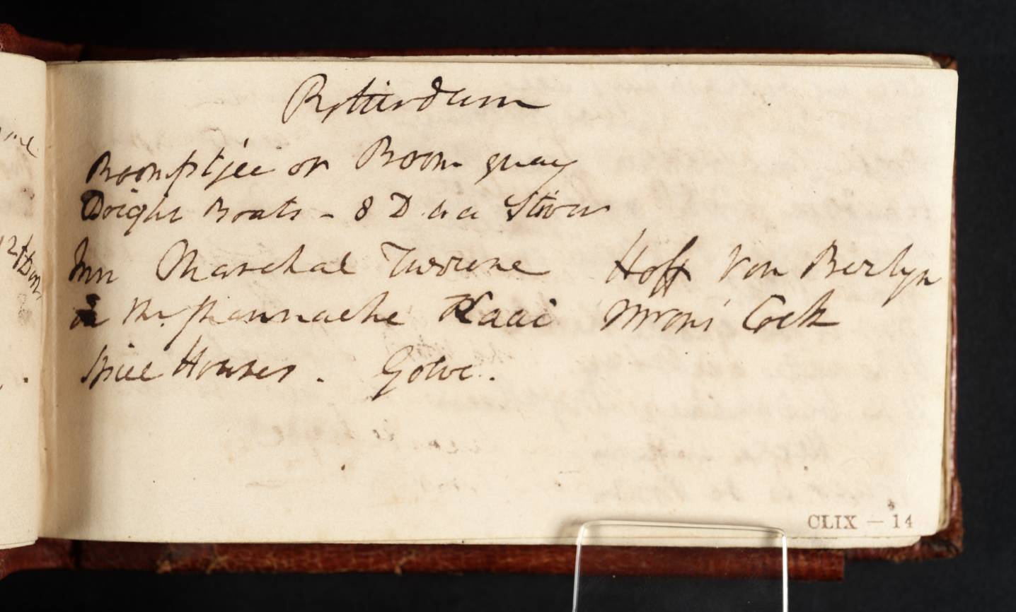 [inscriptions by Turner]
