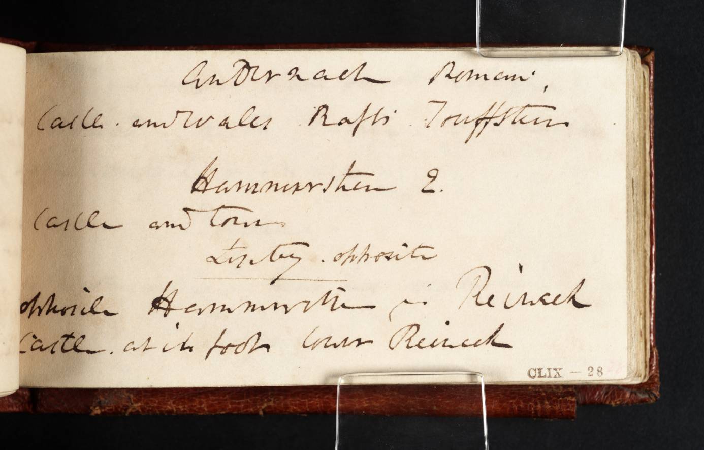 [inscriptions by Turner]