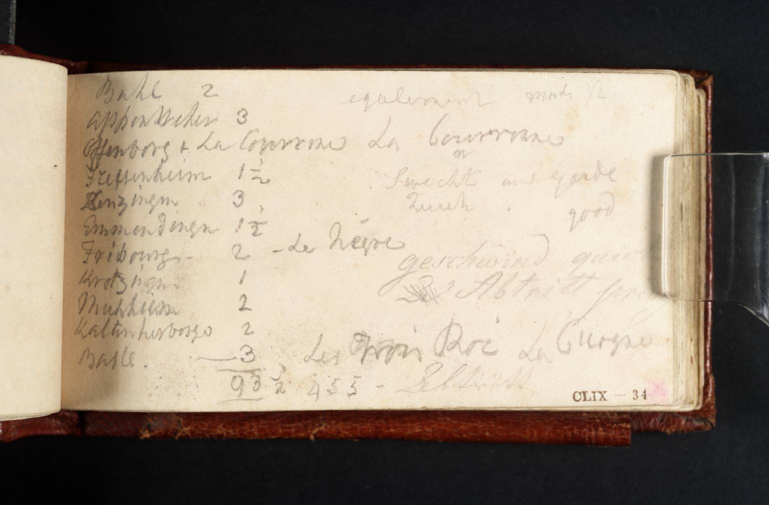 [inscriptions by Turner and others]