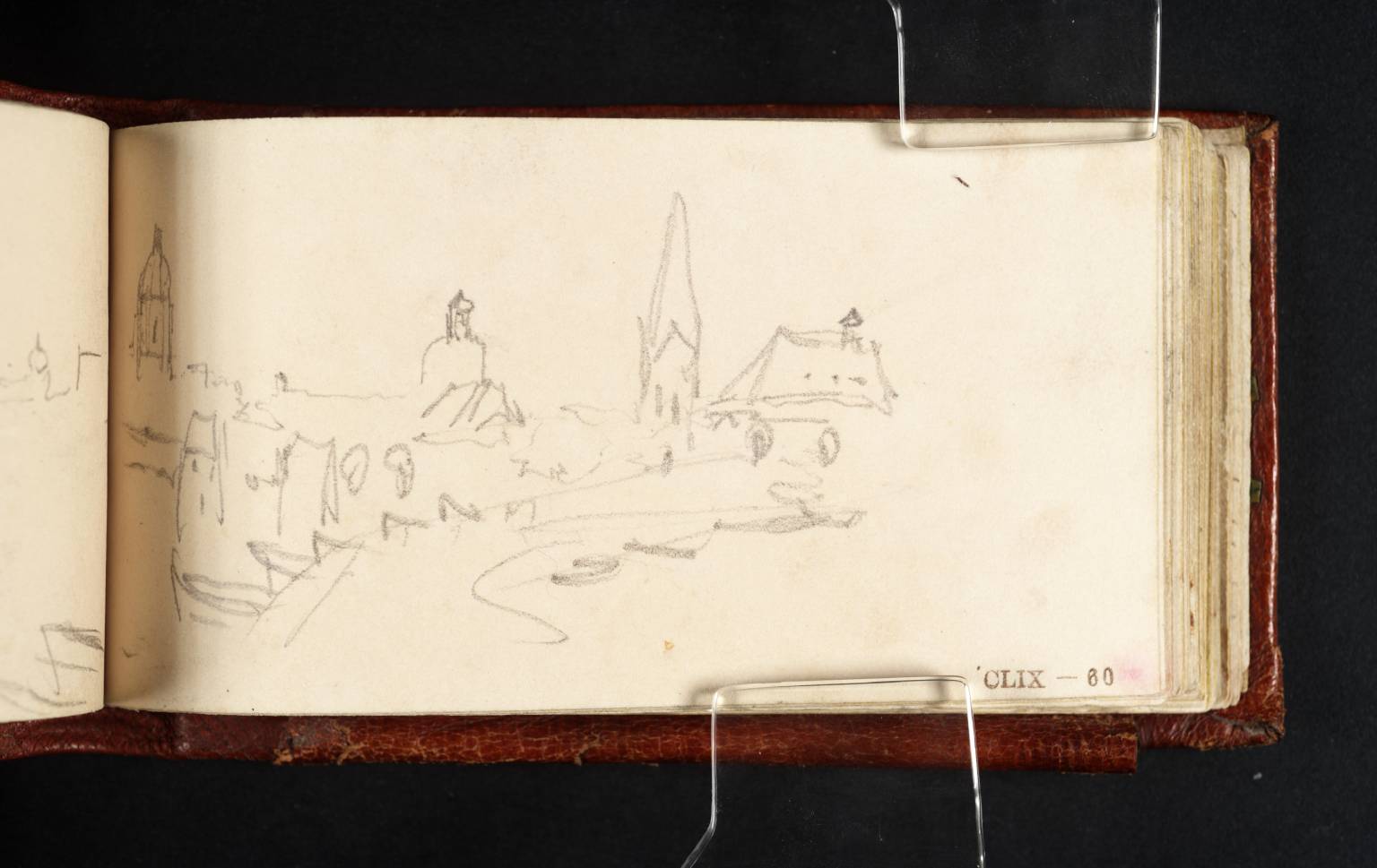 The Riverfront at Mainz, Seen from the Bridge of Boats to Kastel, Showing the Bridge Itself