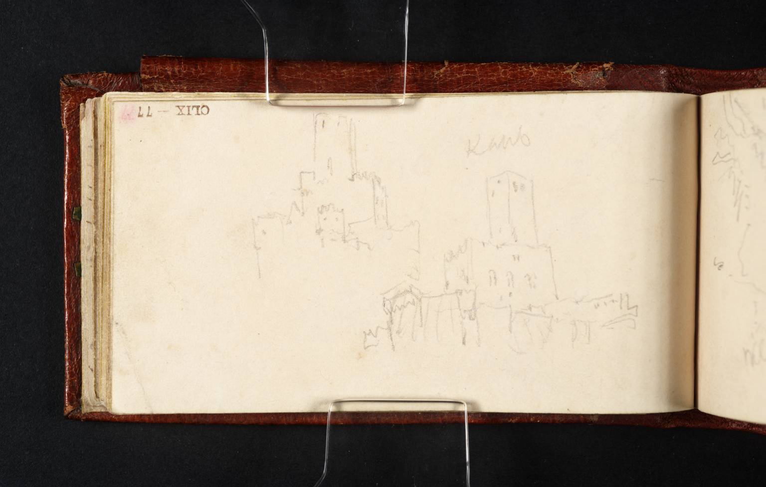 Two Sketches of Burg Gutenfels
