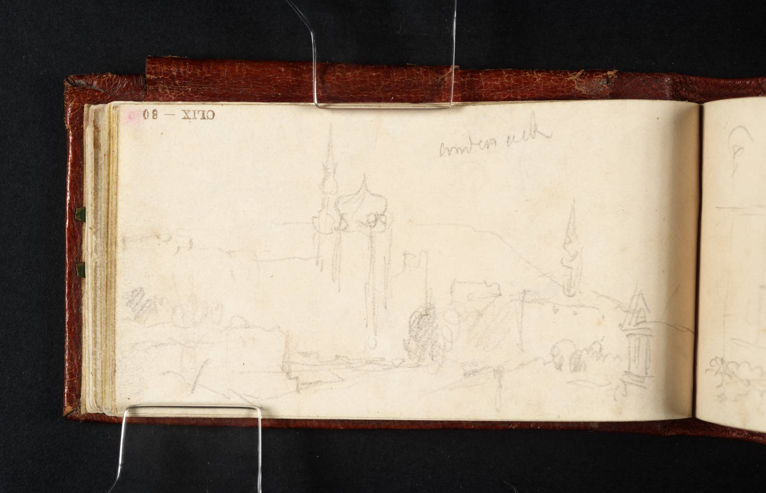 The Archbishop’s Castle at Andernach from the South with the Christuskirche behind It