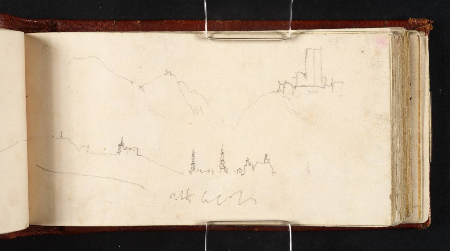 (1) Burg Lahneck; (2) Distant View of Aachen