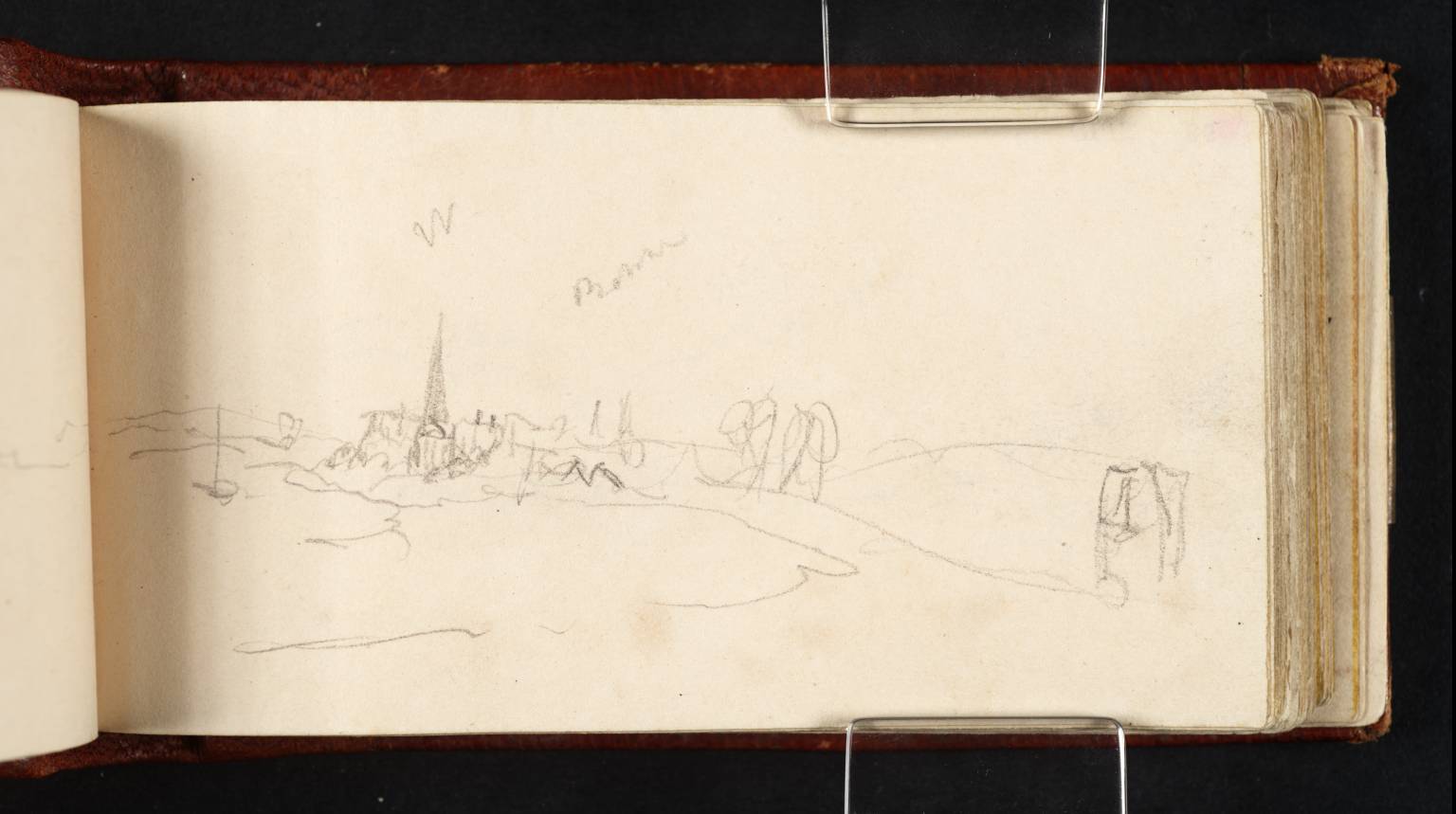 Bonn and the Seven Hills, Looking Upstream from the West Bank