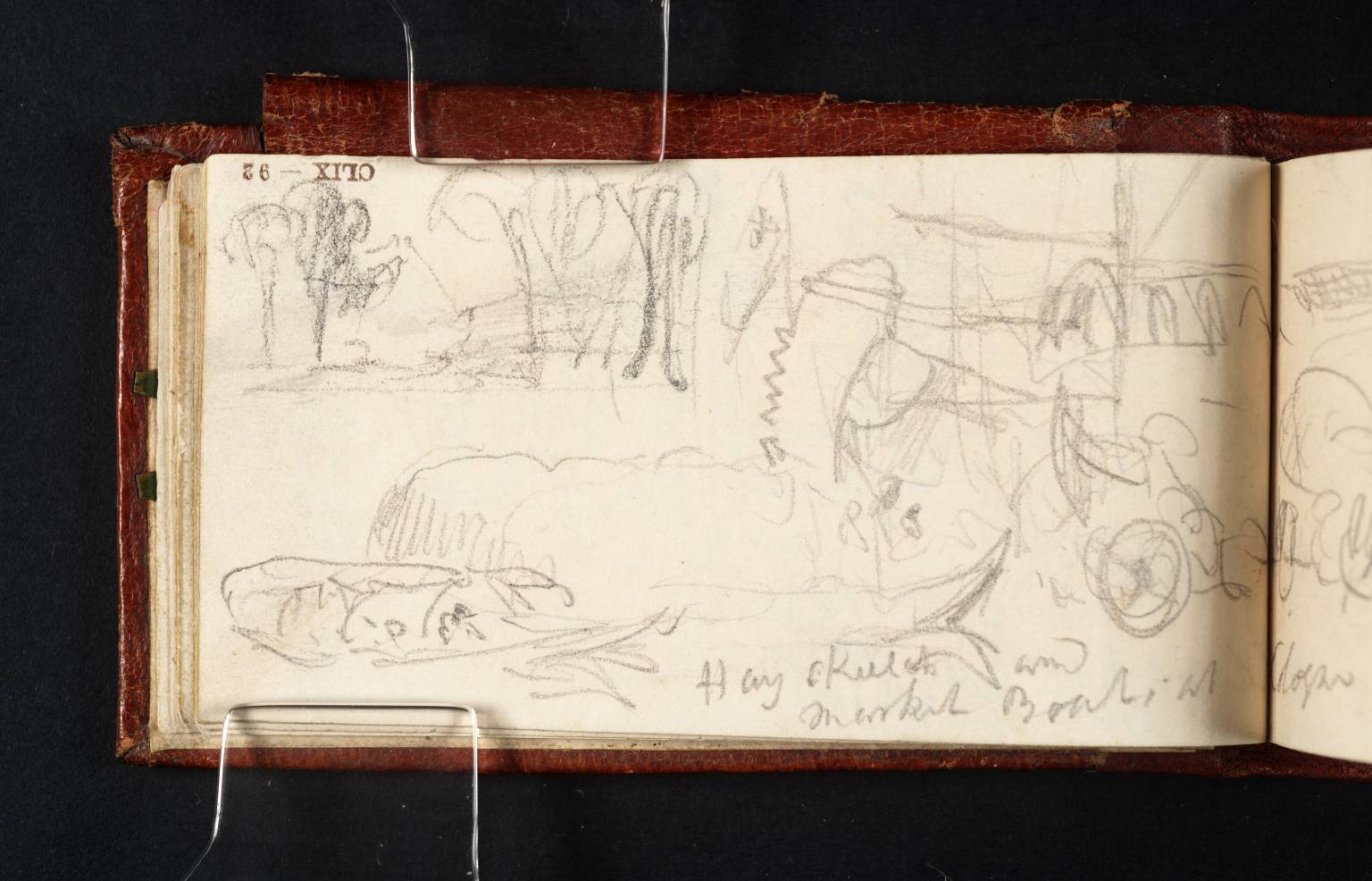 (1) Boats and Carts; (2) The Drachenfels from the Road near the Godesburg; (3) Boat near a Cliff