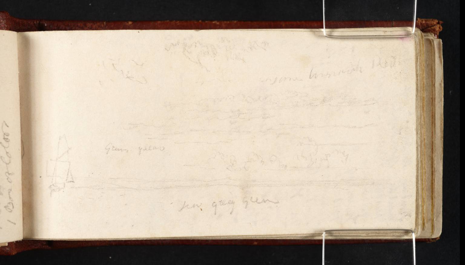 Study of Sky over the Sea with a Boat in the Foreground