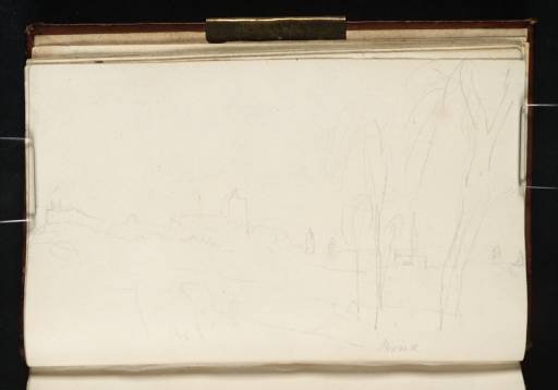 Joseph Mallord William Turner, ‘Distant View of Brussels from the North’ 1817