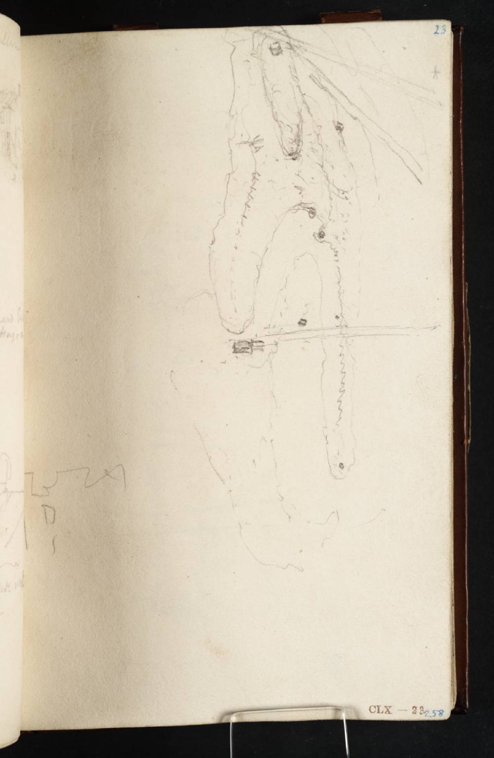Diagram of the Disposition of British Forces at Waterloo with the Roads Leading Northwards to Brussels, Hougoumont and La Haye Sainte