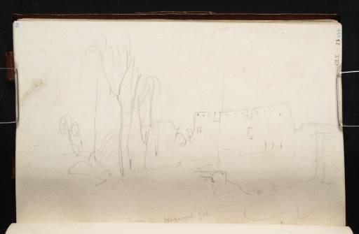 Joseph Mallord William Turner, ‘The Gate and Outer Wall of Hougoumont’ 1817