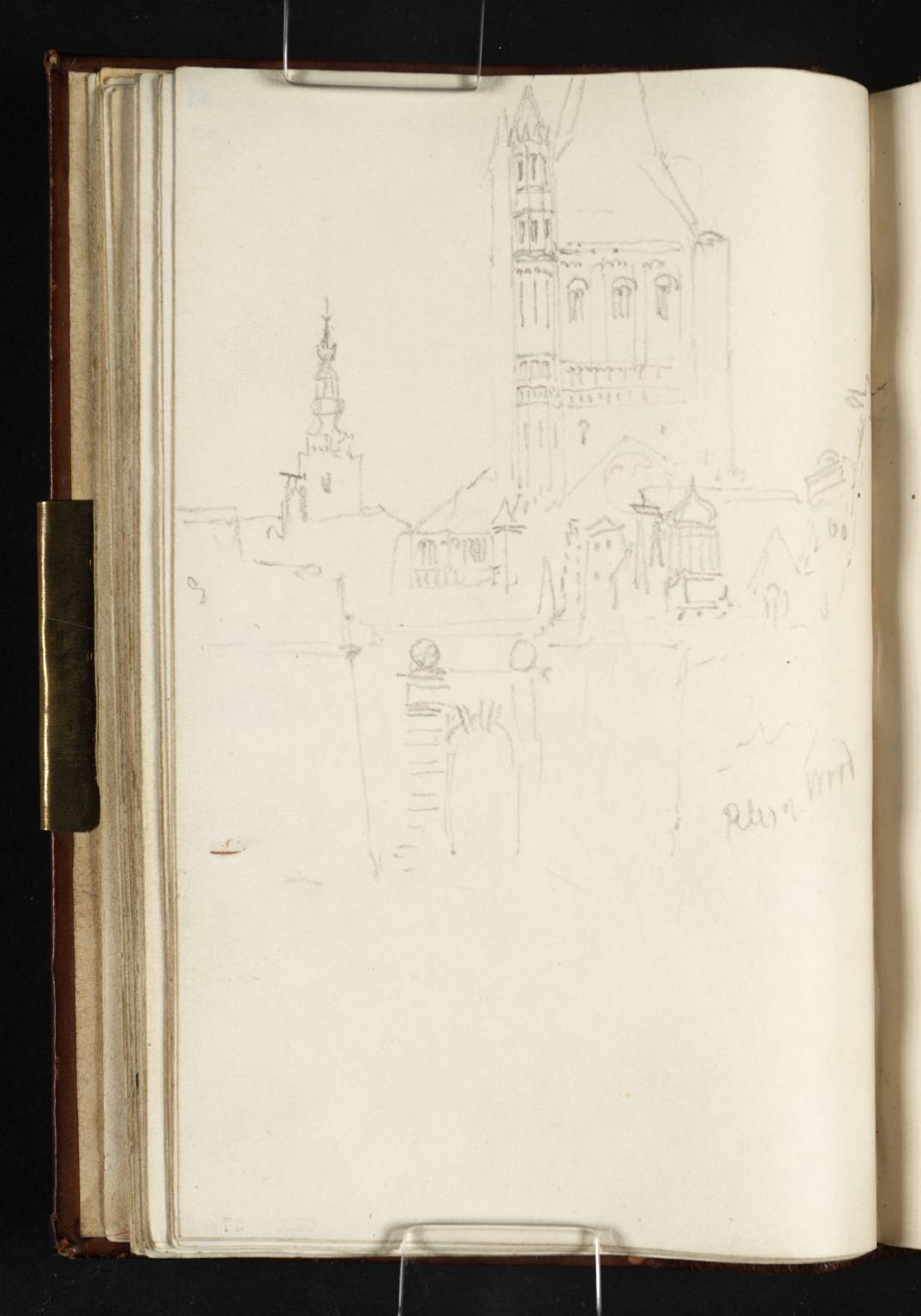 Great St Martin’s Church and Rhine Gate, Cologne, from the North