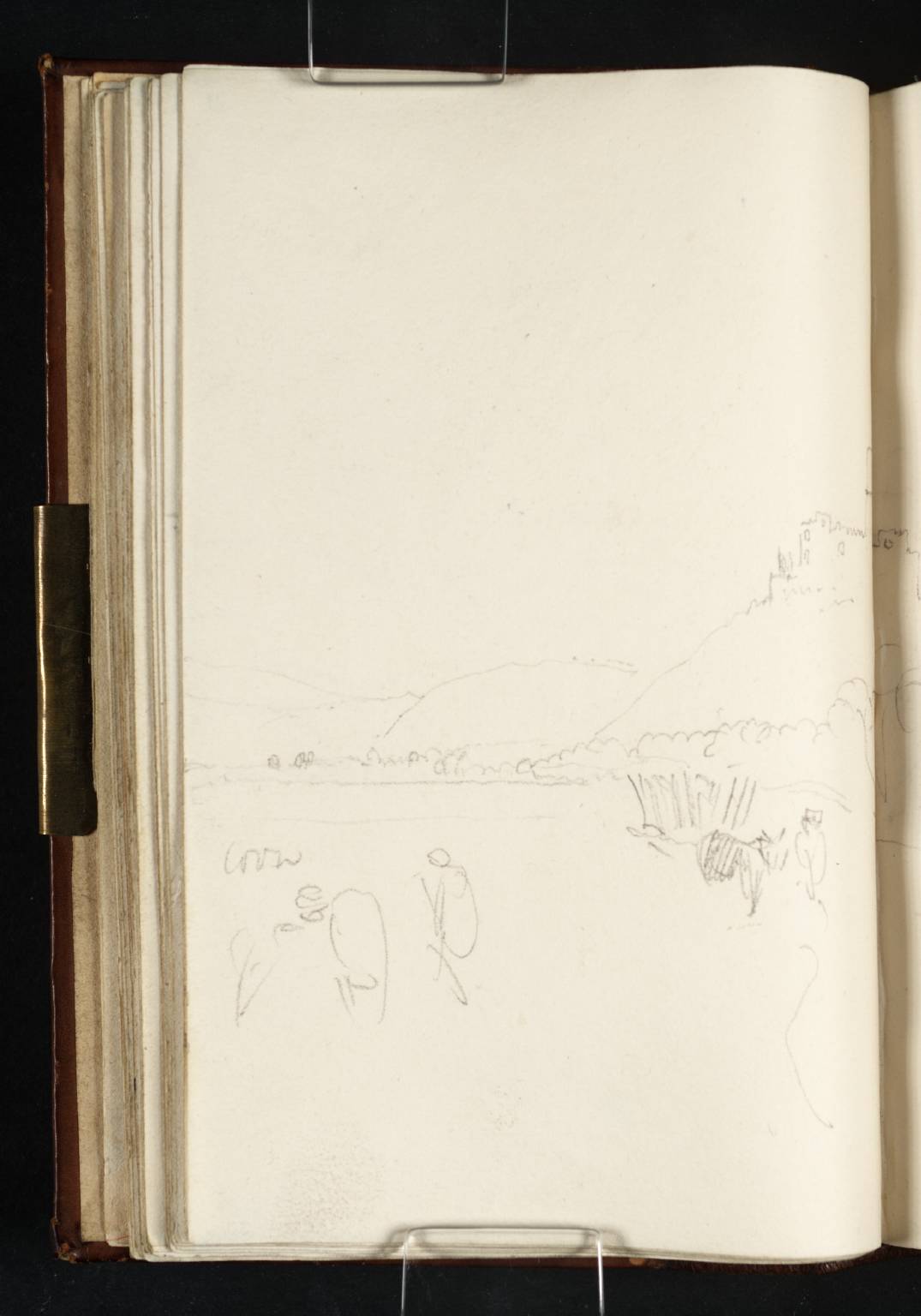 The Godesburg, Looking South from the Bonn Road, with Harvesters at Work