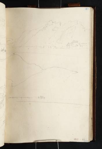 Joseph Mallord William Turner, ‘Ehrenbreitstein, Looking down the River Rhine from the West Bank; the Seven Hills and Rhine’ 1817