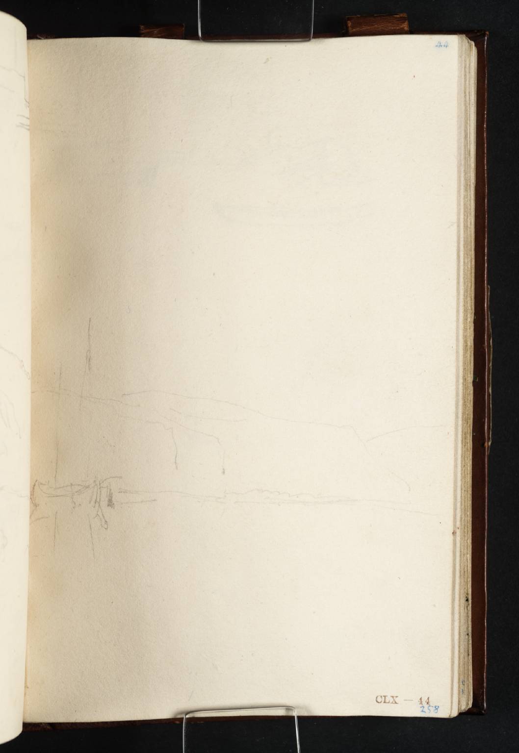 St Martin’s Chapel on the Apollinarisberg outside Remagen, Looking Downstream from That Town