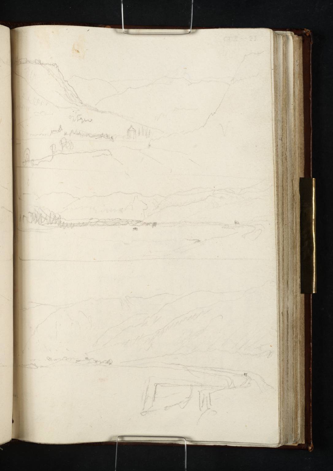 Four Views of a Bend in the Rhine, Perhaps That at Filsen, near the Marxburg
