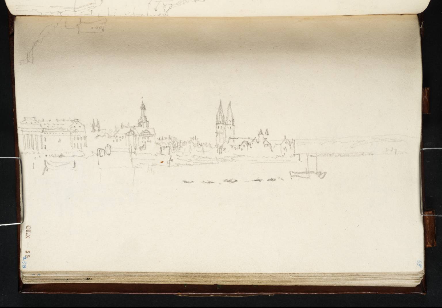 The Rhine Front at Coblenz, Looking Downstream to the Confluence, with the Electoral Palace, Liebfrauenkirche, Carmelite Church and St Castor’s Church