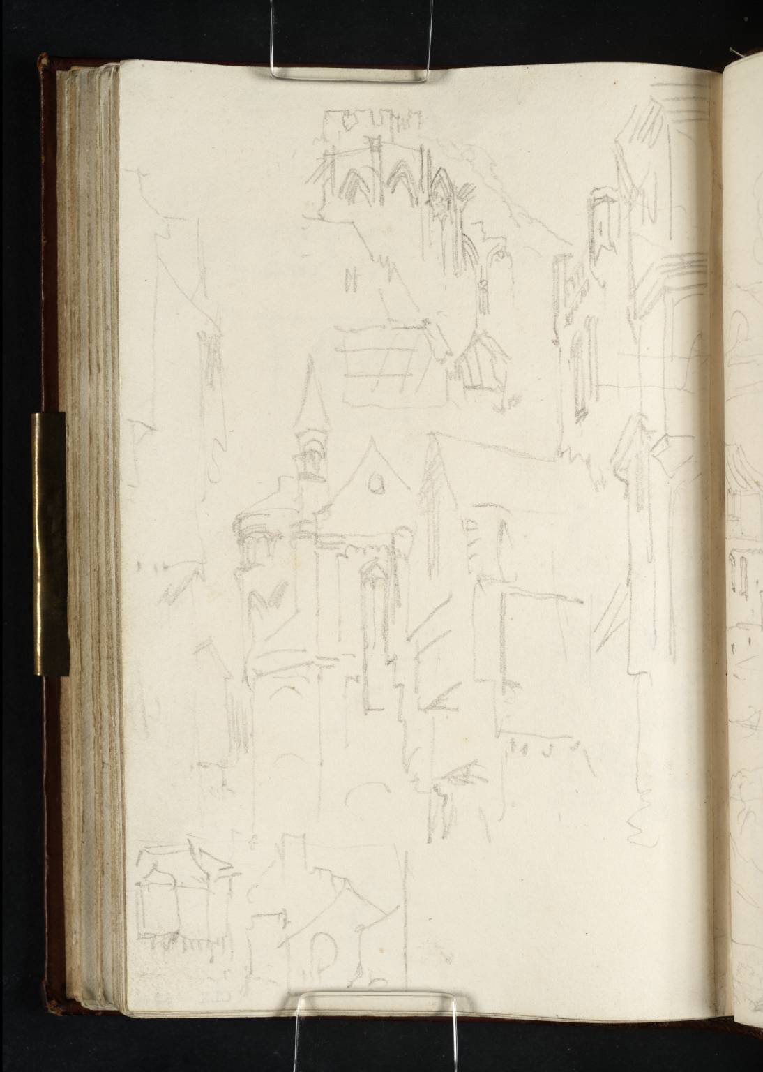 Details of Buildings at Bacharach Including St Peter’s Church, the Wernerkapelle and Half-Timbered Houses