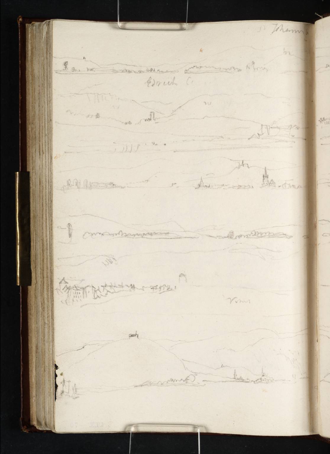 Sketches of the Rhine and the Rheingau from a Boat on the River