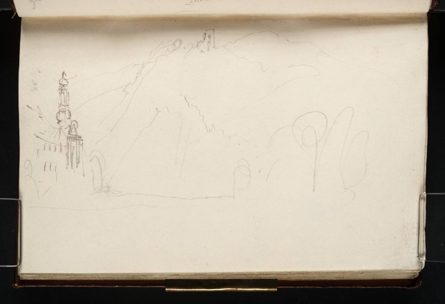 The Drachenfels and the Convent on Nonnenwerth from a Boat Passing the Island