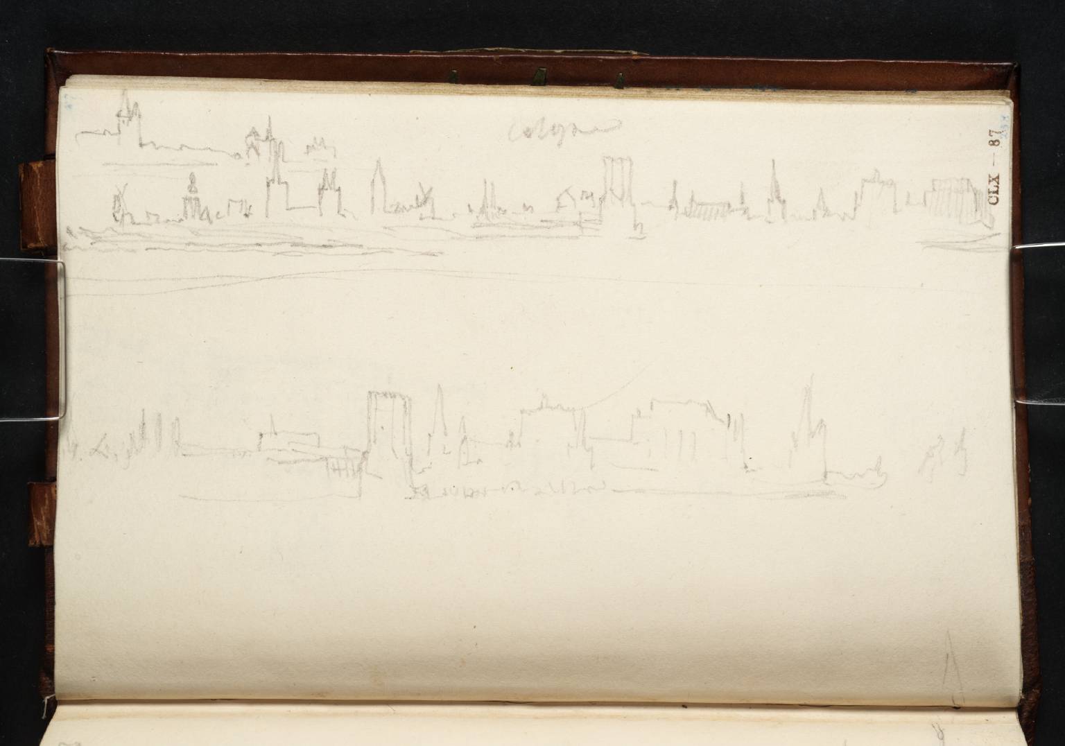 Two Views of Cologne from the Rhine