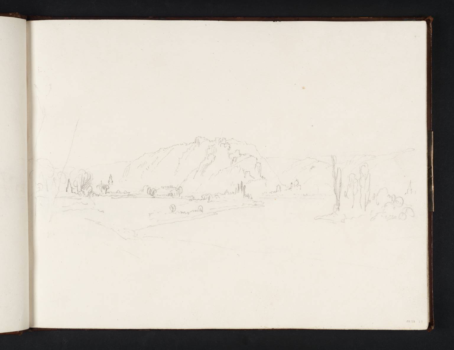 Coblenz and Ehrenbreitstein, Looking Downstream from the West Bank North of Kapellen
