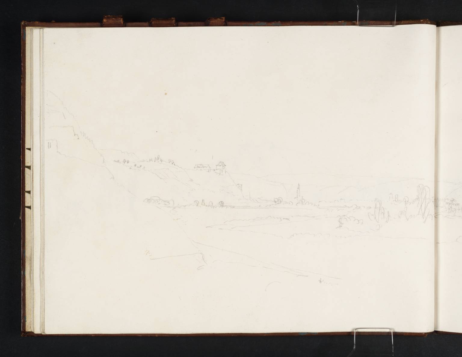 Coblenz and Ehrenbreitstein, Looking Downstream from the West Bank North of Kapellen